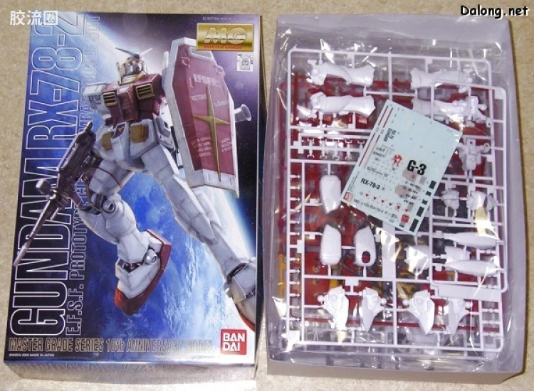MG 官方特别版 RX-78-2 高达 MG10周年纪念版 - 图片